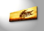 Wallity Cuadro Decorativo en Lienzo Iluminado con LED 30x90 cm Multicolor